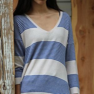 Blue & White Stripped Sweater